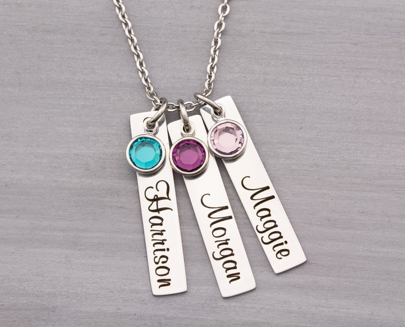 Personalized Name Necklace Jewelry for Mom Engraved Necklace Etsy