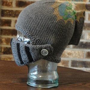 INSTANT Download PDF - KNIT Sir Knight helmpatroon