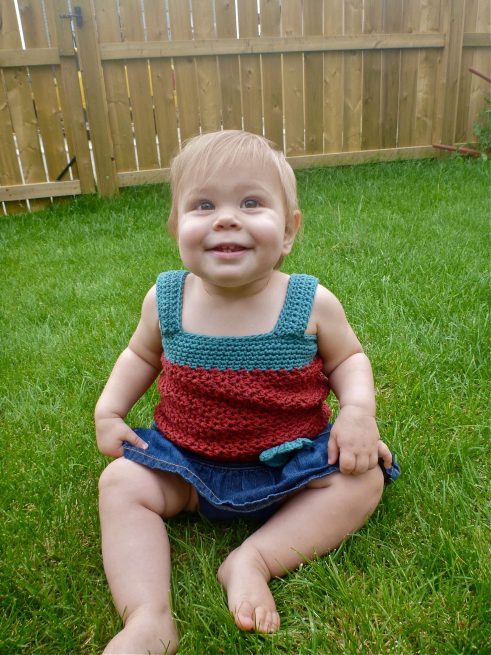 Selina Baby Tank Top PDF Crochet Pattern INSTANT DOWNLOAD Etsy