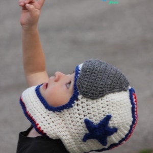 Astronaut/Race/Football Helmet - PDF Crochet Pattern - Instant Download