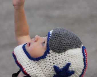Astronaut/Race/Football Helmet - PDF Crochet Pattern - Instant Download