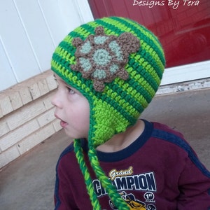 Crafty Turtle Hat PDF Crochet Pattern Instant Download image 4