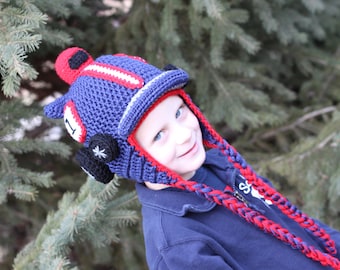 Speed Racer Beanie - PDF Crochet Pattern - INSTANT DOWNLOAD