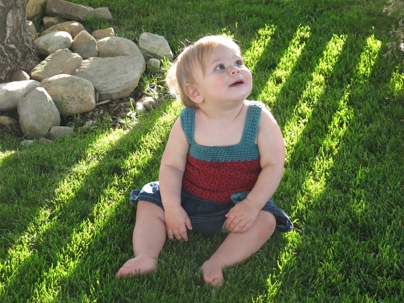 Selina Baby Tank Top PDF Crochet Pattern INSTANT DOWNLOAD Etsy