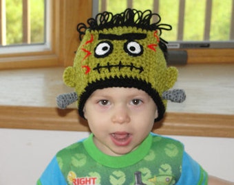 Lil Frank N Bride Beanies - PDF Crochet Pattern Instant Download