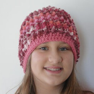 Crochet Pattern Natalie Pigtail Beanie INSTANT DOWNLOAD image 3