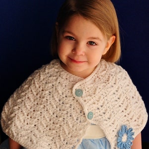 Callie Girls Cape crochet Pattern PDF Instant Download - Etsy