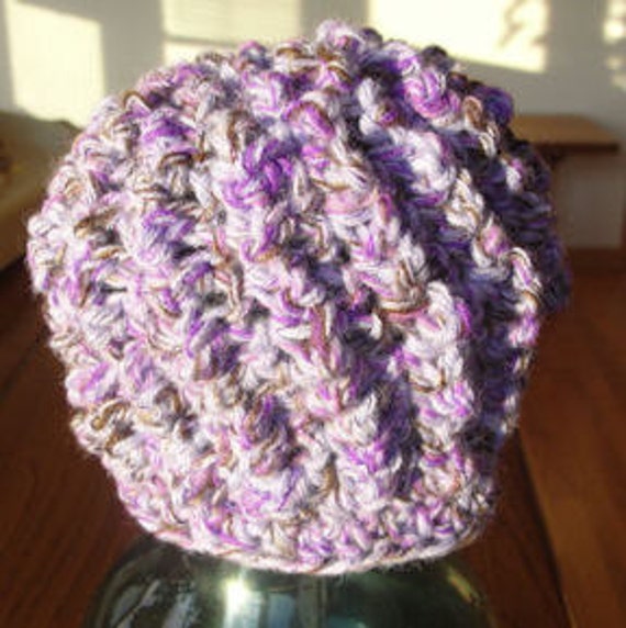 Crochet Pattern natalie Pigtail Beanie 