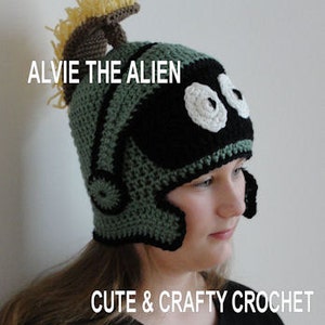 Alvie The Alien - PDF Crochet Pattern - Instant Download