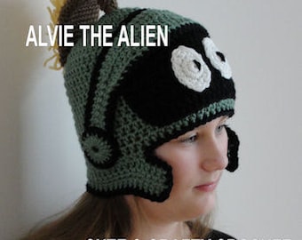 Alvie The Alien - PDF Crochet Pattern - Instant Download