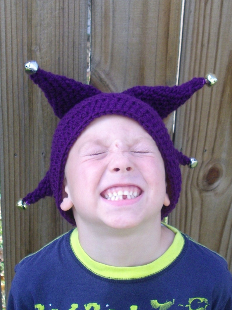 Jester Hat PDF Crochet Pattern INSTANT DOWNLOAD Etsy
