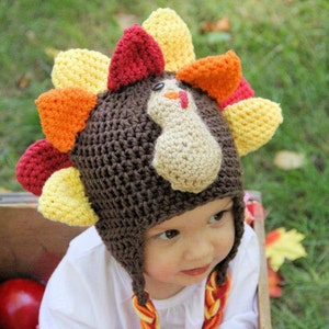 Tony The Turkey - PDF Crochet Pattern Instant Download