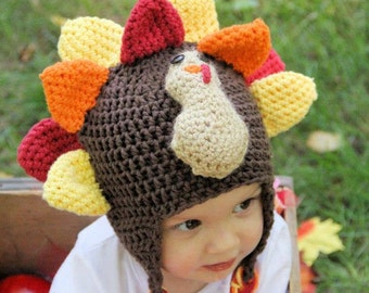 Tony The Turkey - PDF Crochet Pattern Instant Download