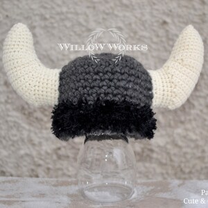 Crochet PDF Pattern Mighty Viking Helmet INSTANT DOWNLOAD image 3