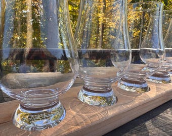 Personalized 3 Drink Cherry Wood Drink Flight Board | Custom Beer Bourbon Wine Tasting Set | Custom Engraved Gift for Him | Groomsmen Gift