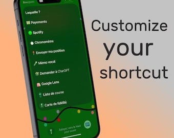 Custom iPhone Shortcut