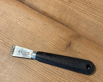 Econome Inox Lemon Zester, Black Handle, 5.5”t