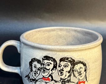 Mug à raser quatuor en céramique Barbershop 1991, 2,5"t x 4"p