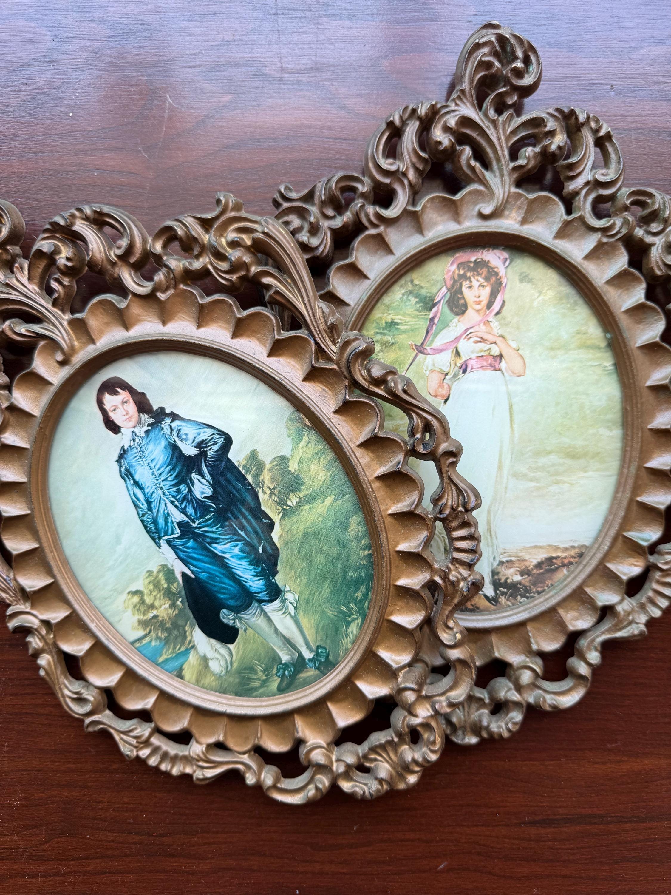 Blue Boy and Pinkie Framed Set - Etsy display picture 1
