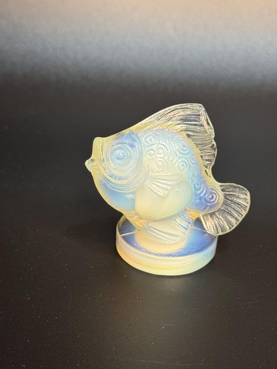 Sabino Art Glass Opalescent Crystal Fish “poisson San Piarre” - Etsy