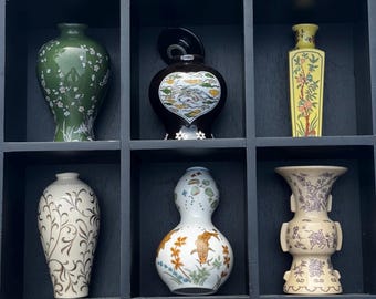 皇帝王朝の至宝、1980/81年フランクリンミント限定ミニチュア磁器花瓶