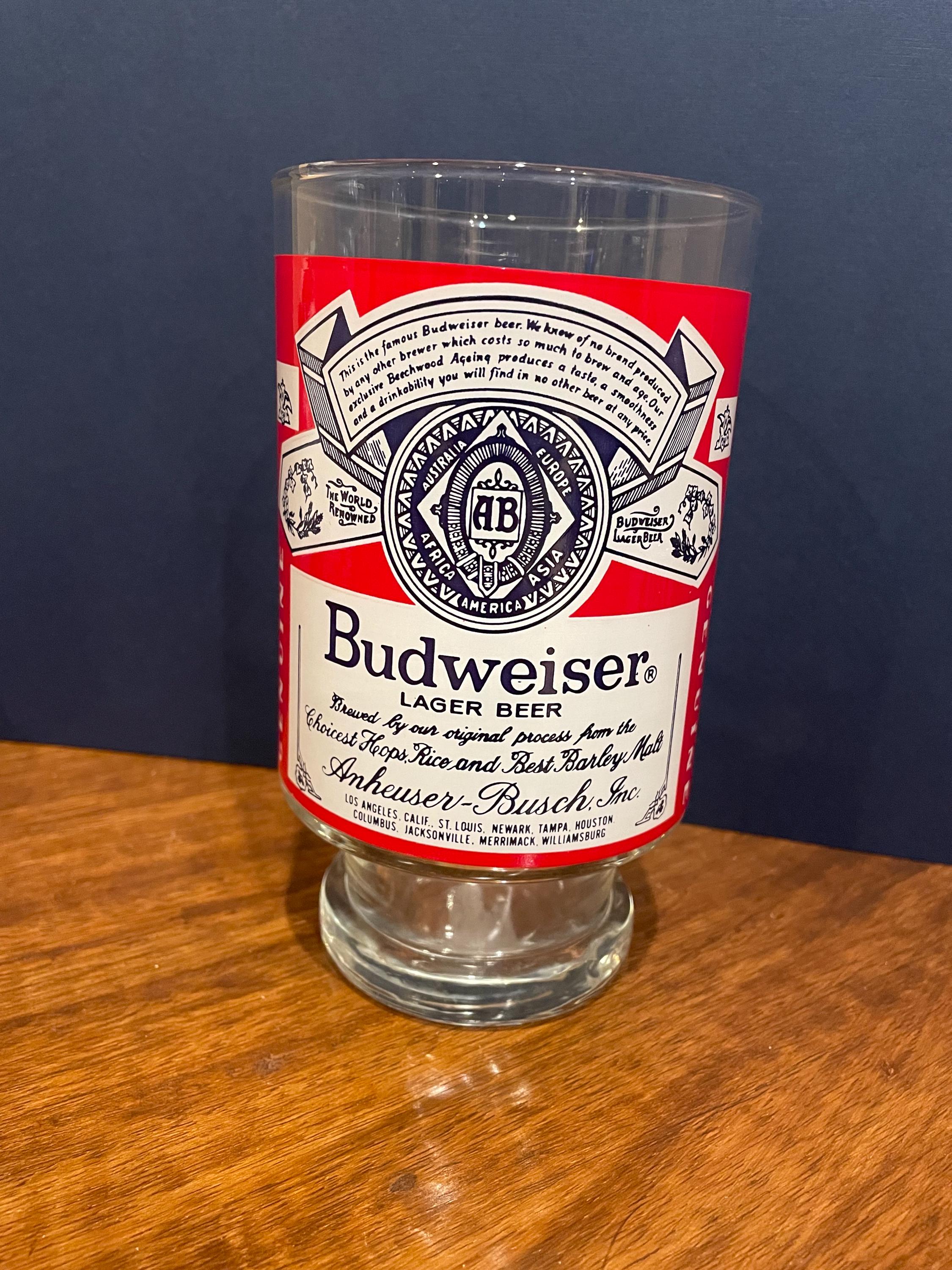 Budweiser glass - Etsy 日本