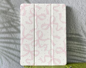 Pink Bow iPad Case 10th Gen iPad Pro 2025 Pro 13 iPad Air 7 iPad 11 iPad Mini 7 iPad Air 4/5/6/7 iPad A16
