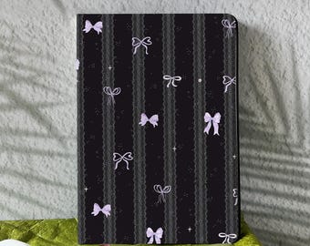 Bow Black iPad Case 10th Gen iPad Pro 2025 Pro 13 iPad Air 7 iPad 11 iPad Mini 7 iPad Air 4/5/6/7 iPad A16