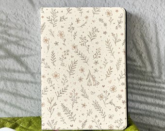 Neutral Floral iPad Air 11''/13" 2025 iPad A16, iPad Pro 13/12.9/11", iPad Mini 6/5, iPad 10/9/8, iPad Pro M5 M4 11/13 Inch Mini 7 A17