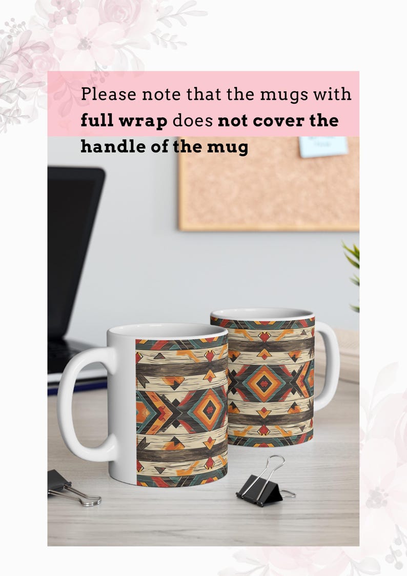 Blue Floral Coffee Mug, Botanical Tea Cup, Vintage Style - Etsy