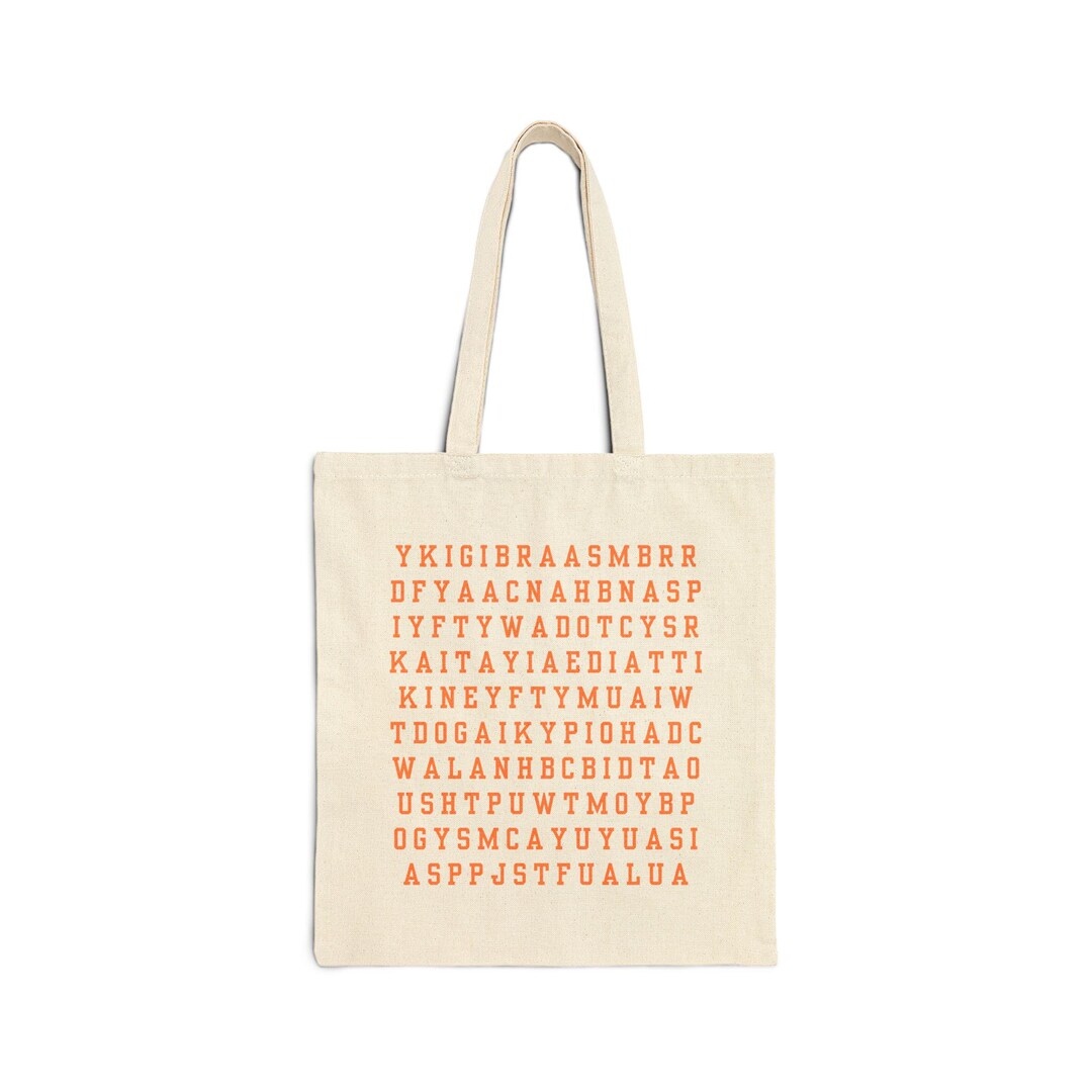AFTG Riko Roast Acronym Letters Cotton Canvas Tote Bag With Unique ...