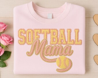 Softball Mama vergrendelingshaak, png, sportmoeder van imitatiegaren (digitale download)