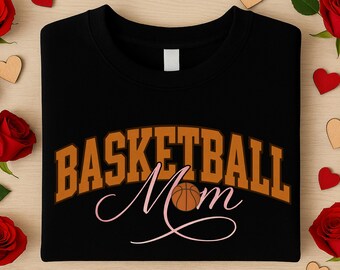 Basketball Mom PNG, Varsity Design (digitale download)
