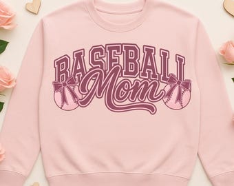 Baseball Mom PNG, Proud Sports Mama-sublimatie (digitale download)