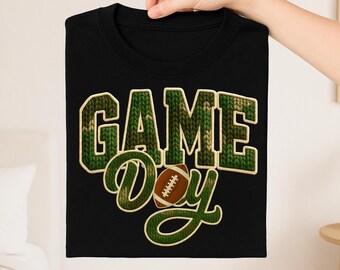 Camo Game Day Football PNG, camouflage namaakgaren, touchdown-clipart (digitale download)