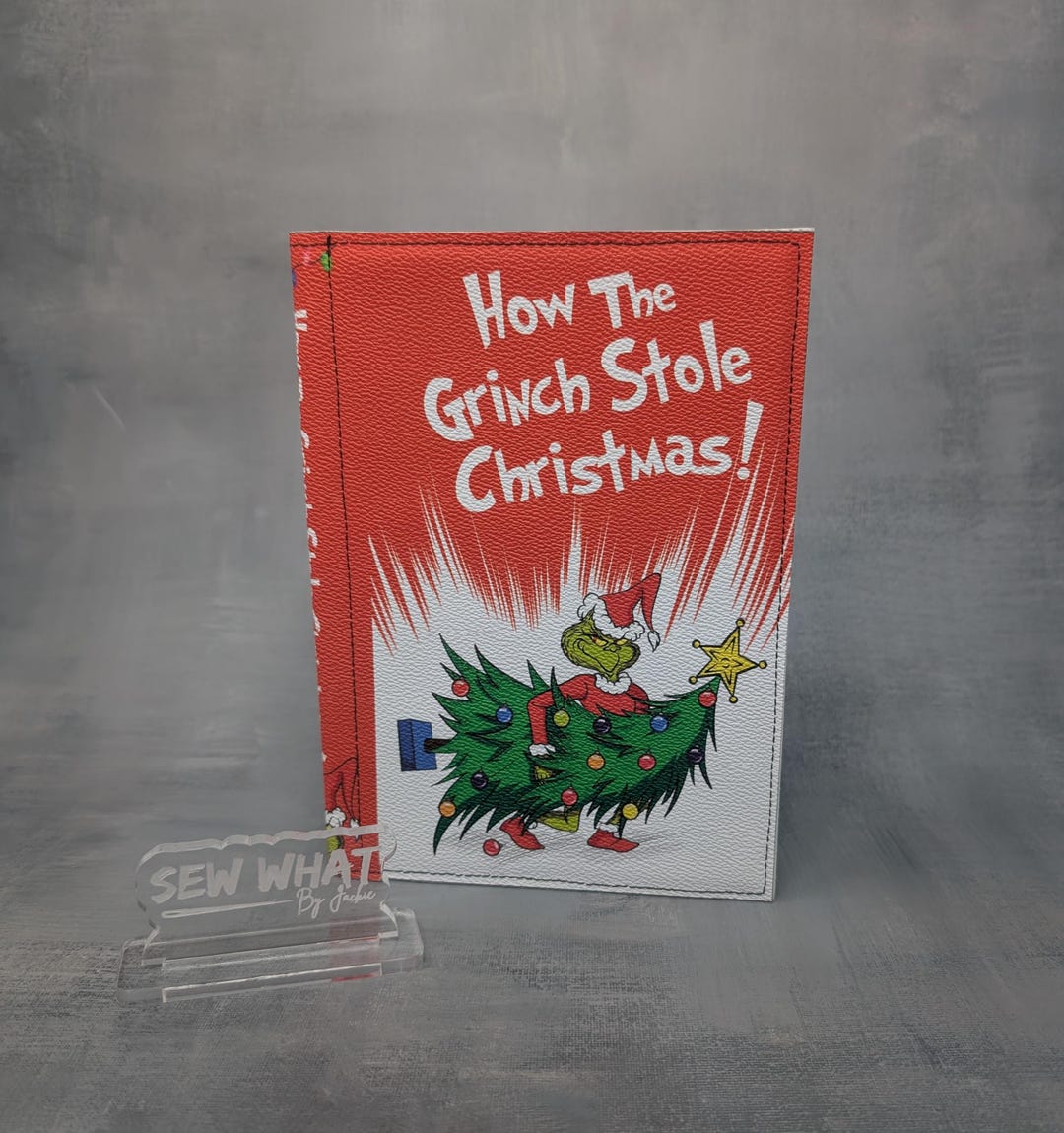Grinch Notepad Handmade Grinch Jr Legal Size Notepad 5