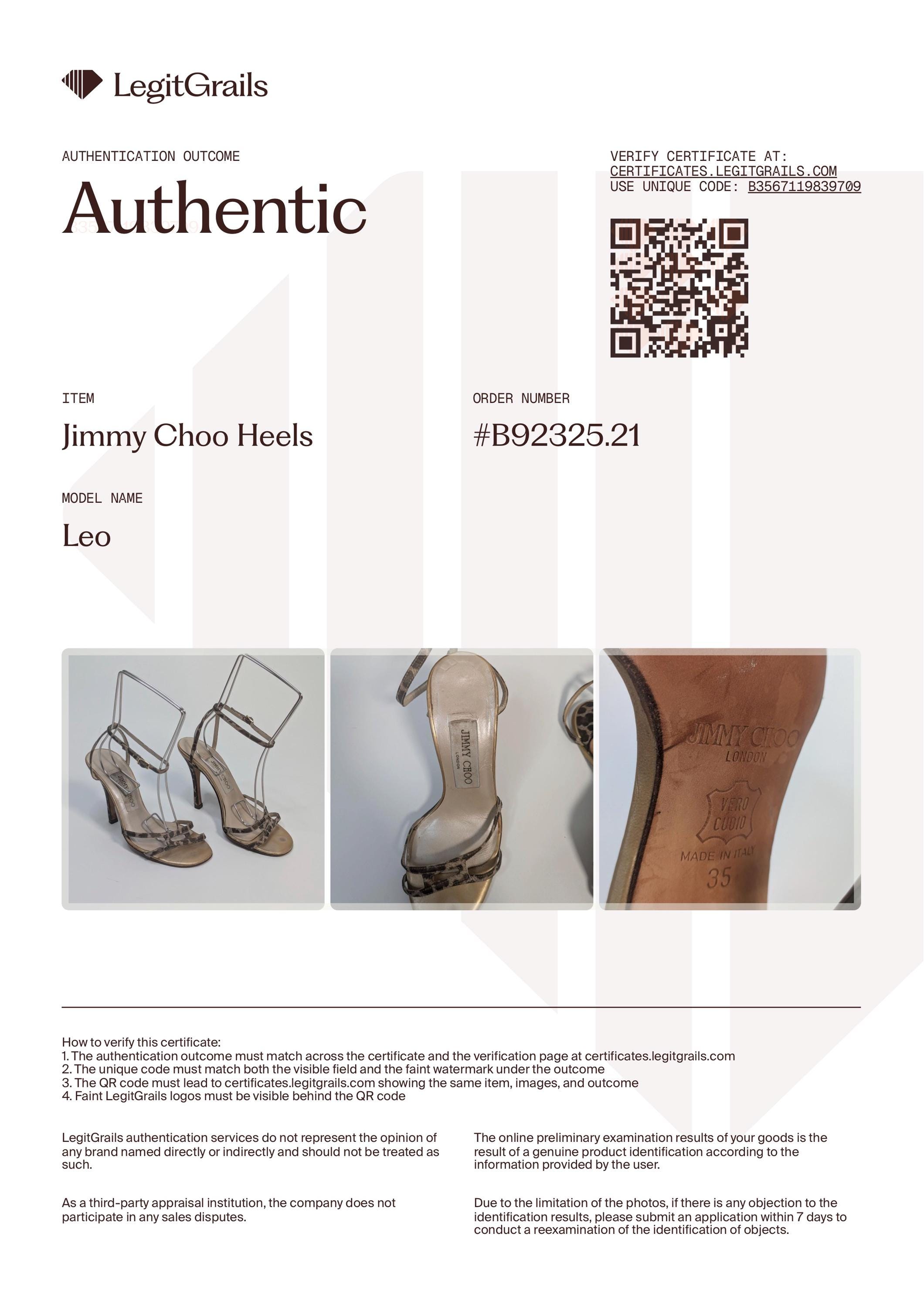 Carrie Bradshaw Jimmy Choo Leopard-print Heels - Sex and the City