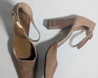 Zapatos de tacón de pelo de poni color camel de la época de Tom Ford para Gucci - Colección Otoño/Invierno 2002