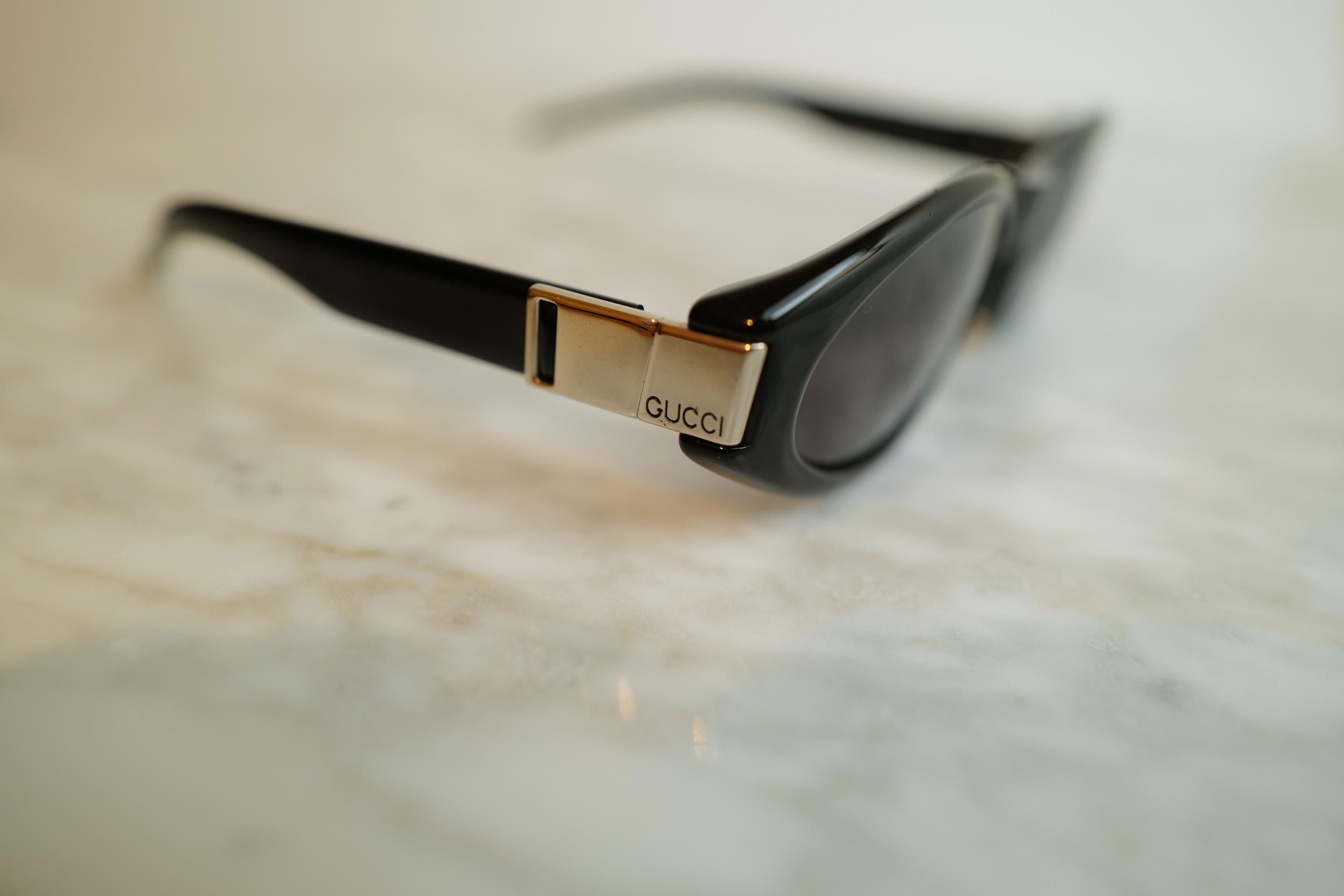 Gucci Black Sunglasses - Etsy