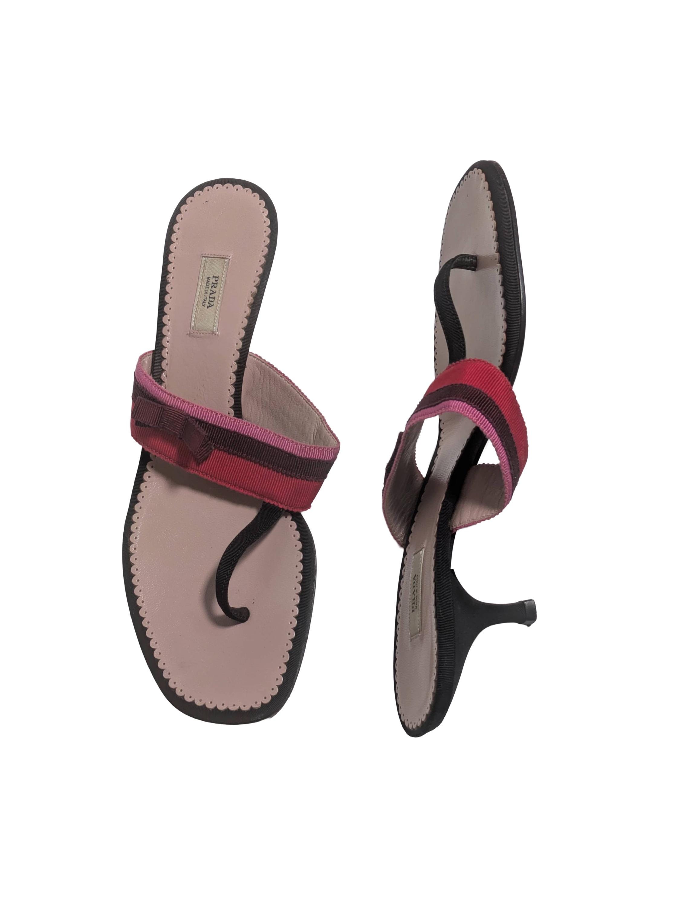 Prada Flip Flops - Etsy