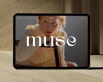 Modernes Shopify Theme | Luxus Shopilly Template | Schmuck Webseite | Vorgefertigte Seiten