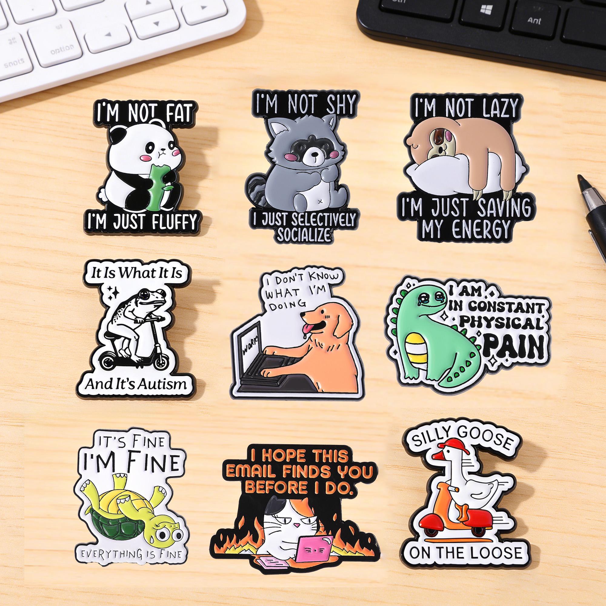Work Humor Enamel Pins | 