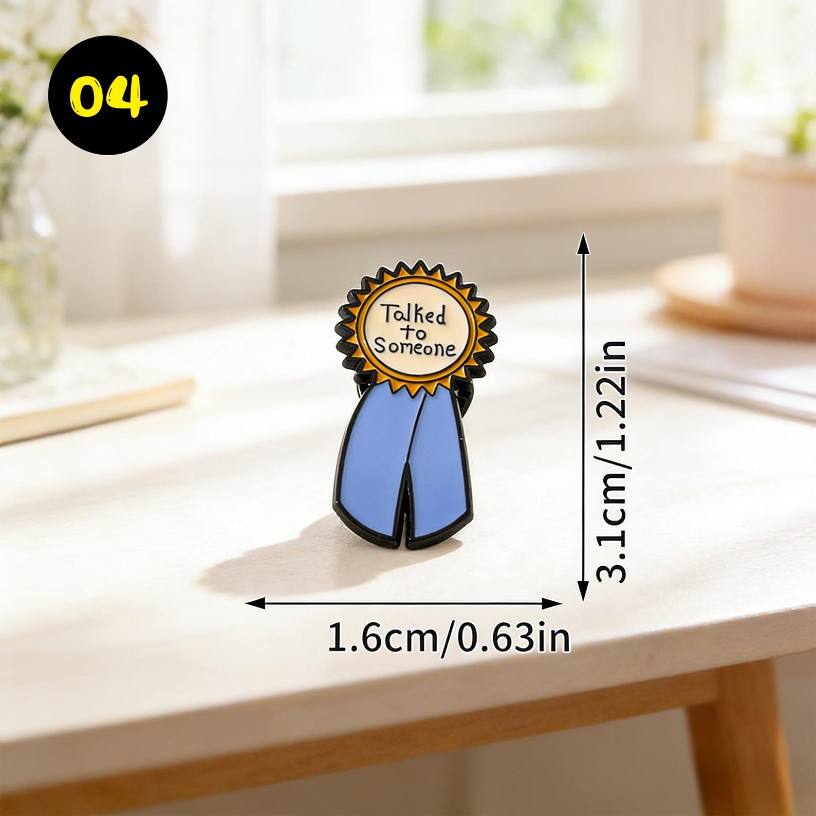 Adulting Win Rosette Enamel Pin, Funny Self Care Badge, Still Alive Pin ...