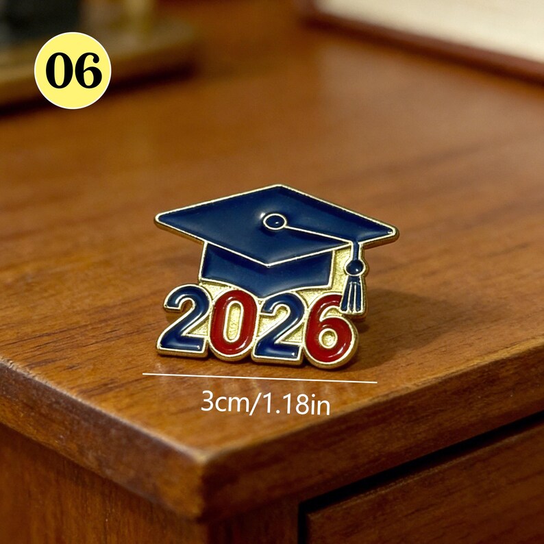 Graduation Brooches 2026 Graduation Enamel Pins–cute Grad Cap & Book Brooches for Graduates ...