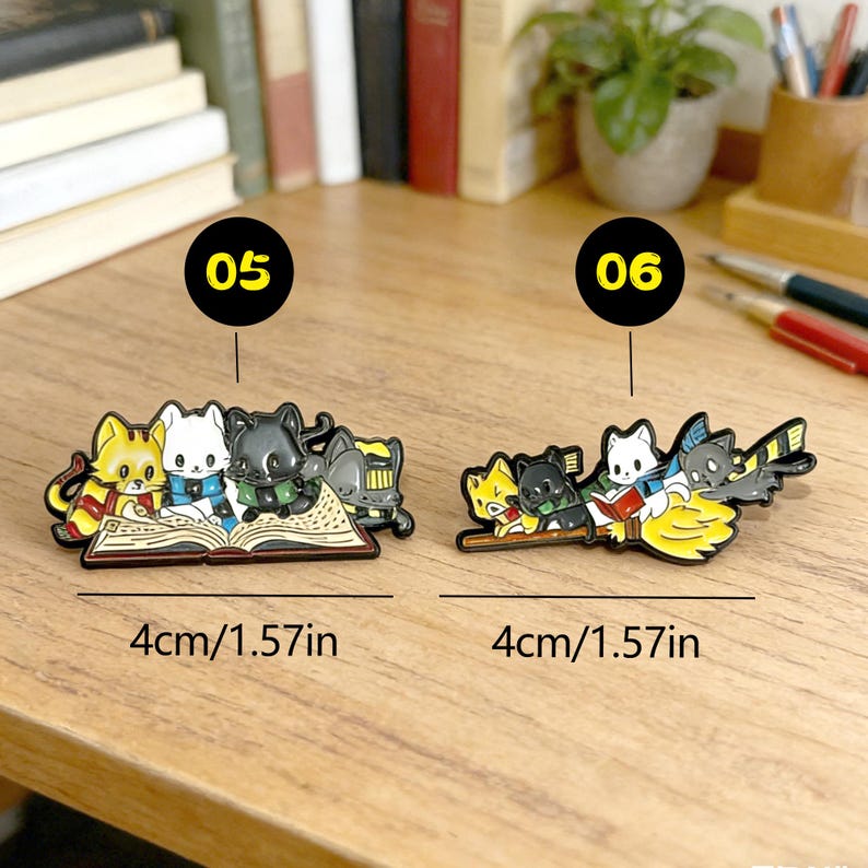 Cute Cat Enamel Pin Set | Funny Meme Pins | Cat Lover Gift | Backpack ...