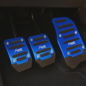 Aluminum Non-Slip Sports Pedal Covers – Universal Fit for Car Interiors