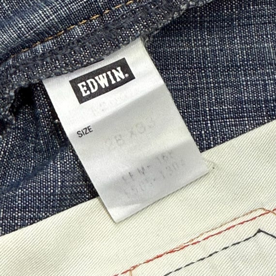 Workwear Edwin E Function Curve Leg Denim / W28X2… - image 13