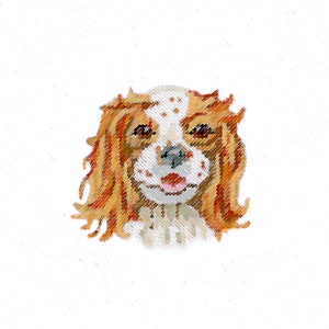King Charles Spaniel / Blenheim Cavalier King Charles Spaniel Print / Red and White Spaniel / Tiny Dog Print