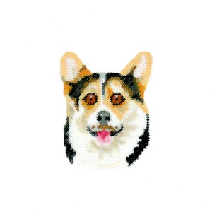 Black and Tan Corgi Print / Tiny Dog Print