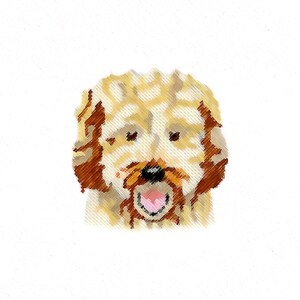 Goldendoodle Print / Tiny Dog Print